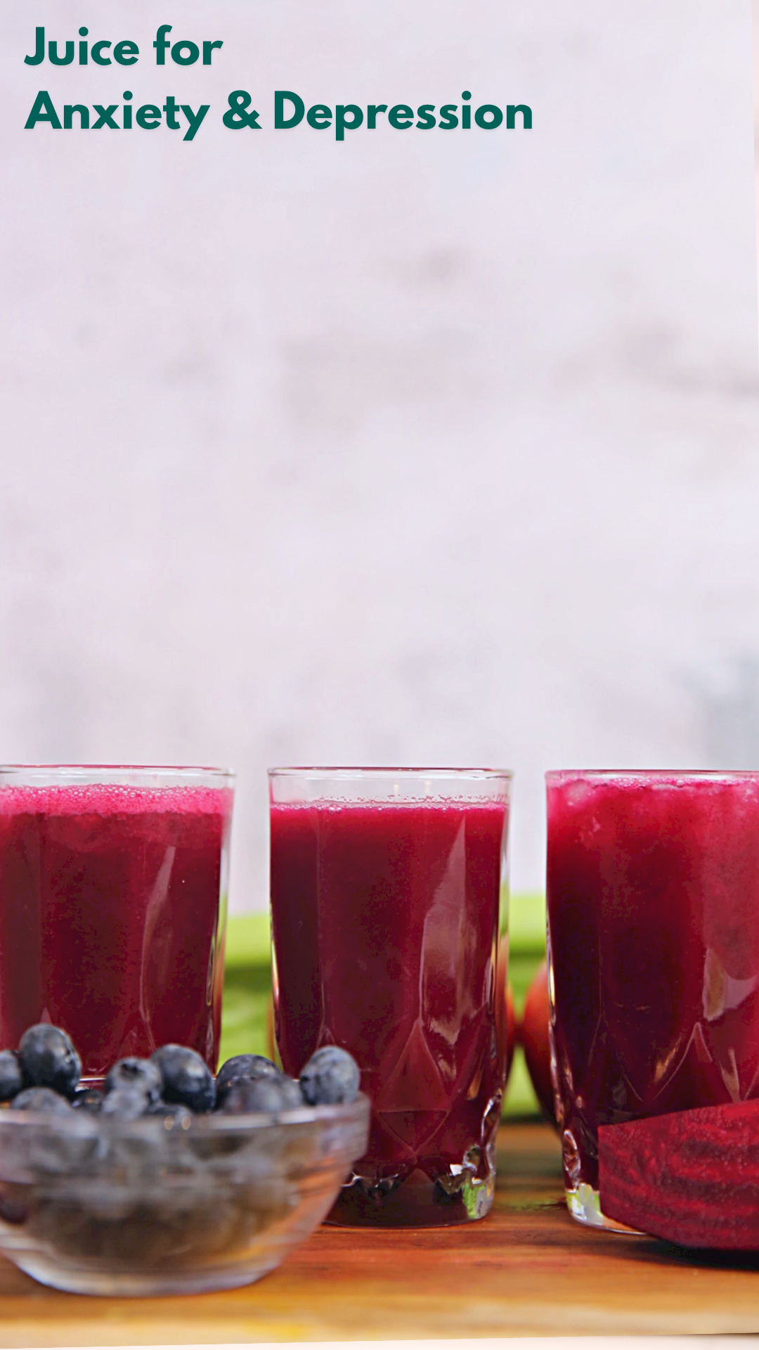 Juice for anxiety and depression